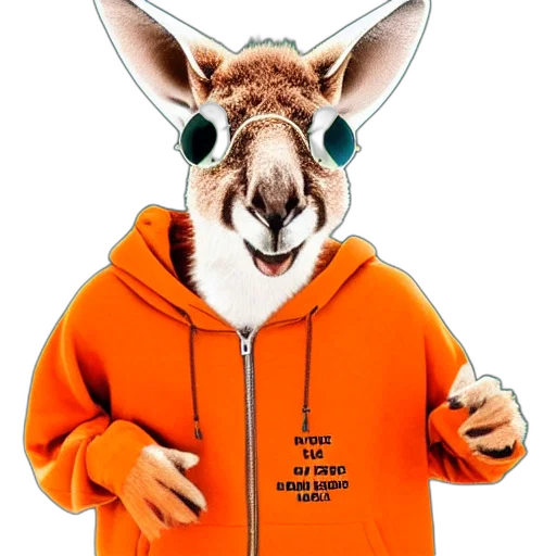 jacket, animal, staff, creature, concept art, 3d render, cartoon, photorealistic transparent PNG cut-out