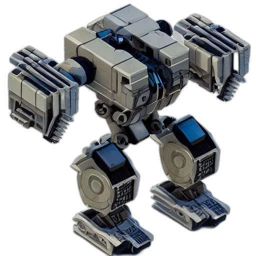 robot, weapon, 3d render, concept art, pixel art, core, piece, mech transparent PNG cut-out