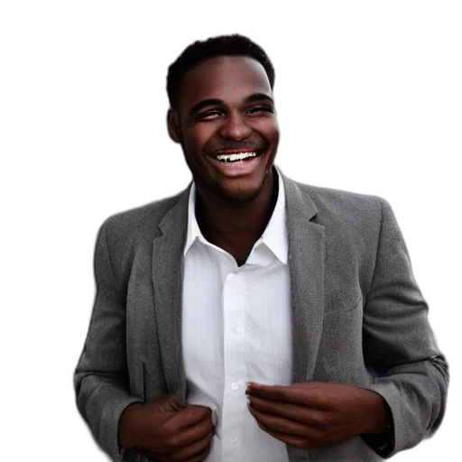 staff, face, jacket, man transparent PNG cut-out