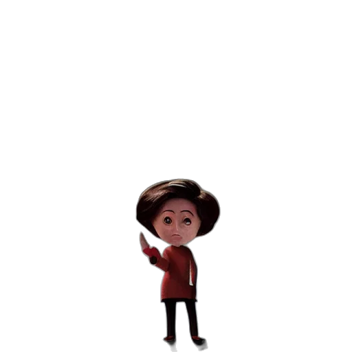 hat, staff, face, cartoon, pixel art, concept art, 3d render, red transparent PNG cut-out