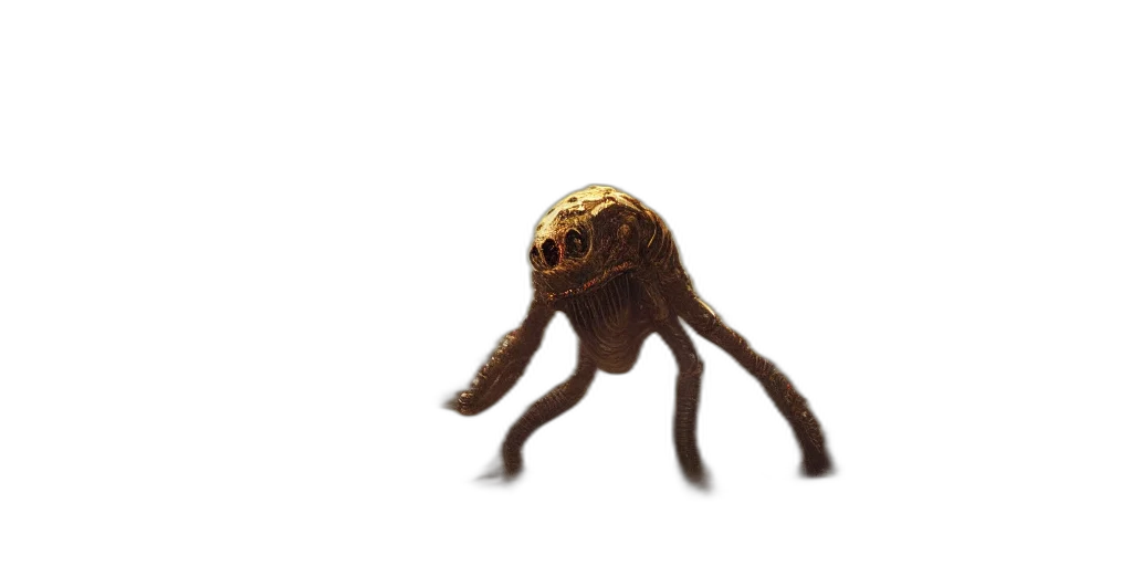 creature, animal, hair, mask, 3d render, concept art, pixel art, photorealistic transparent PNG cut-out
