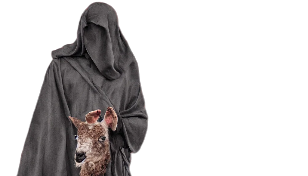 creature, animal, dress, lamb transparent PNG cut-out