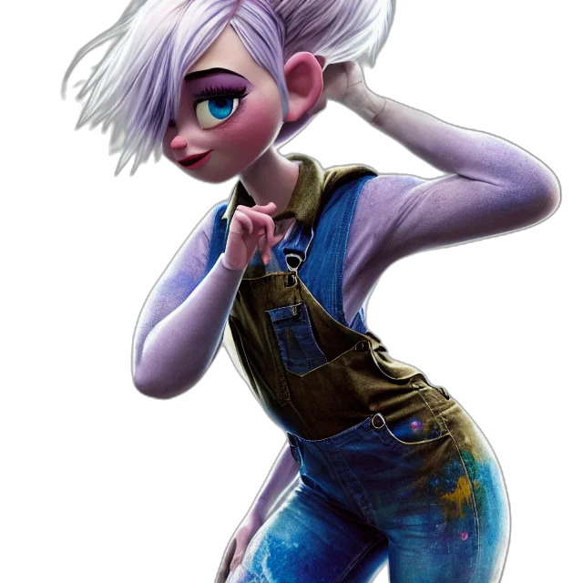 staff, robot, face, concept art, fantasy art, cartoon, 3d render, outer space transparent PNG cut-out