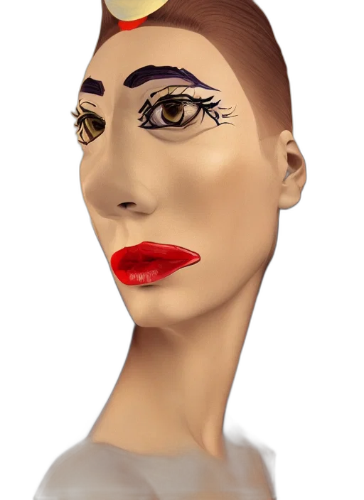 face, mask, jewelry, staff transparent PNG cut-out