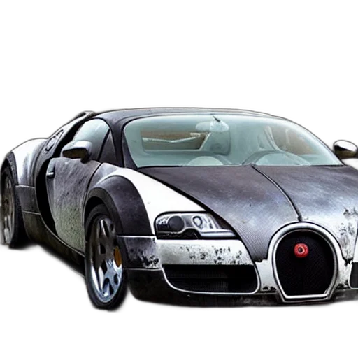 car, weapon, photorealistic, 3d render transparent PNG cut-out