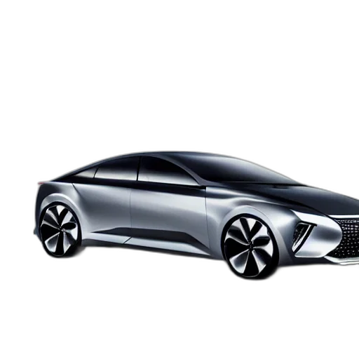 car, concept art, 3d render, photorealistic, concept, art, new, hyundai transparent PNG cut-out