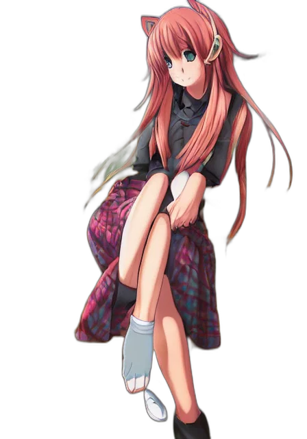 dress, jacket, staff, umbrella transparent PNG cut-out