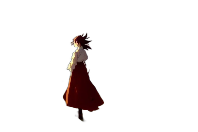 dress, staff, sword, creature transparent PNG cut-out