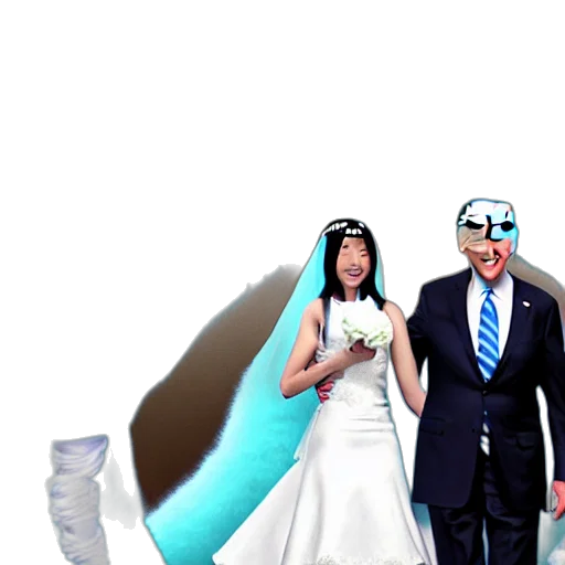 vaporwave, concept art, blue, professional, photograph, president, joe, biden transparent PNG cut-out