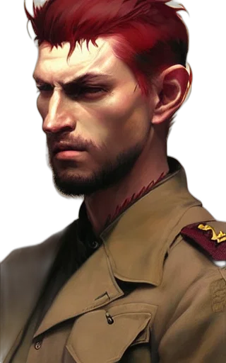 face, jacket, staff, crown transparent PNG cut-out