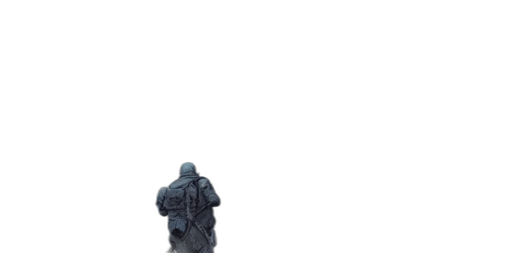jacket, robot, weapon, creature transparent PNG cut-out