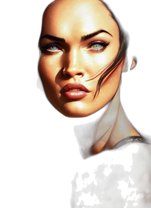 face, mask, jewelry, photorealistic, comic book art, fantasy art, concept art, outer space transparent PNG cut-out