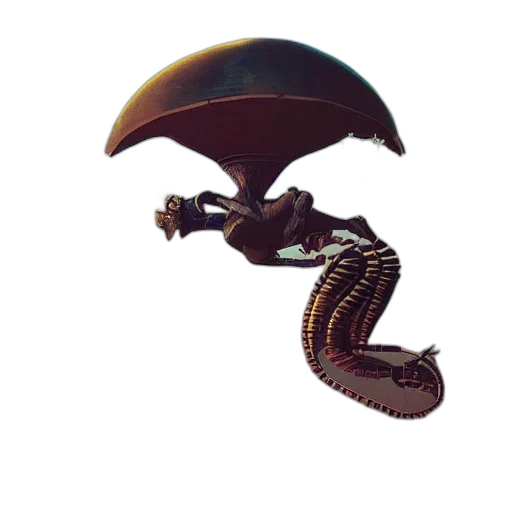 hat, umbrella, robot, weapon, 3d render, concept art, pixel art, fantasy art transparent PNG cut-out