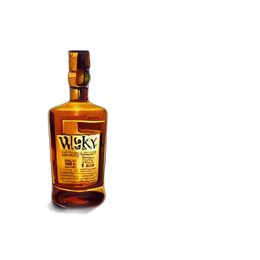 bottle, weapon, 3d render, whisky, blues, ambiance, trending, artstation transparent PNG cut-out