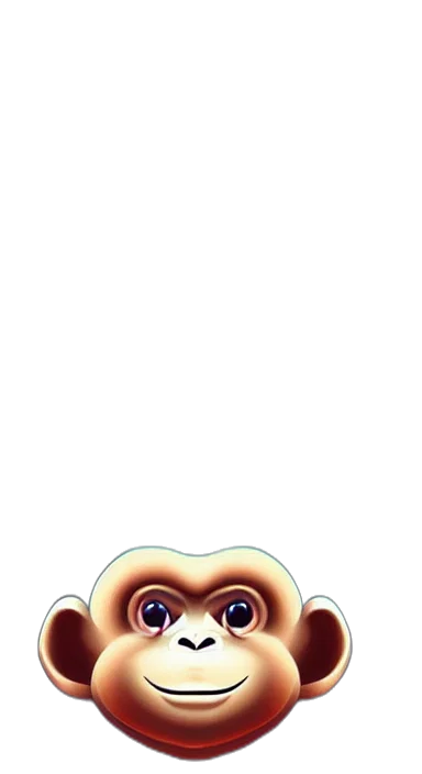 food, face, creature, staff, cartoon, concept art, pixel art, 3d render transparent PNG cut-out