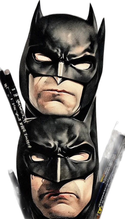 mask, comic book art, photorealistic, concept art transparent PNG cut-out
