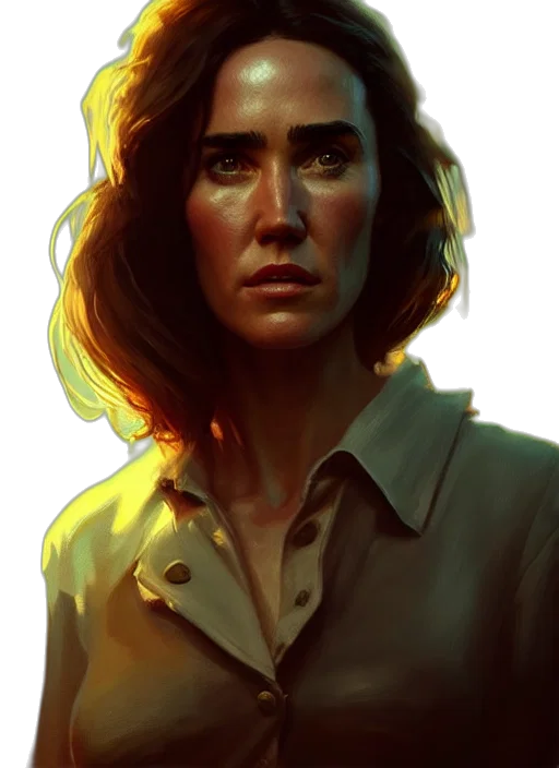 face, jacket, staff, creature transparent PNG cut-out