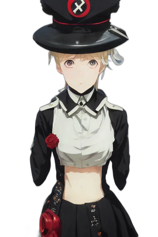hat, staff, crown, flower transparent PNG cut-out
