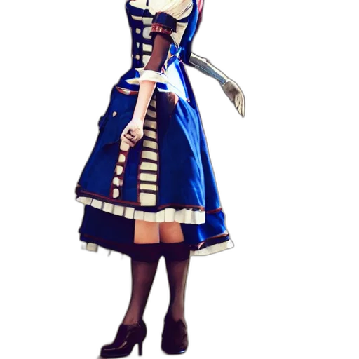 dress, staff, crown, robot transparent PNG cut-out