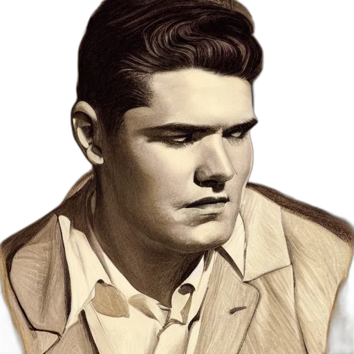 jacket, face, hair, photorealistic, cartoon, comic book art, pencil sketch, drawing transparent PNG cut-out