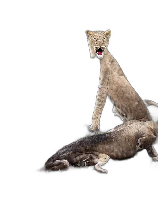 animal, creature, concept art, 3d render transparent PNG cut-out