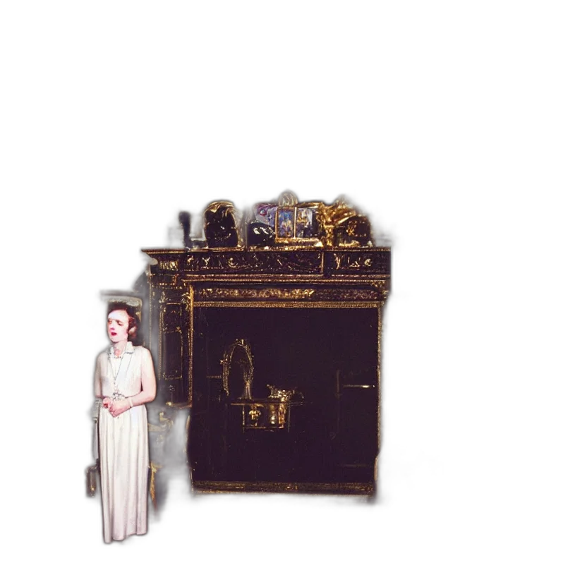 furniture, dress, staff, jewelry transparent PNG cut-out