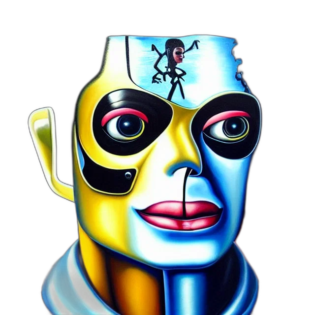 mask, robot, face, concept art, photorealistic, 3d render, cyberpunk, beautiful transparent PNG cut-out