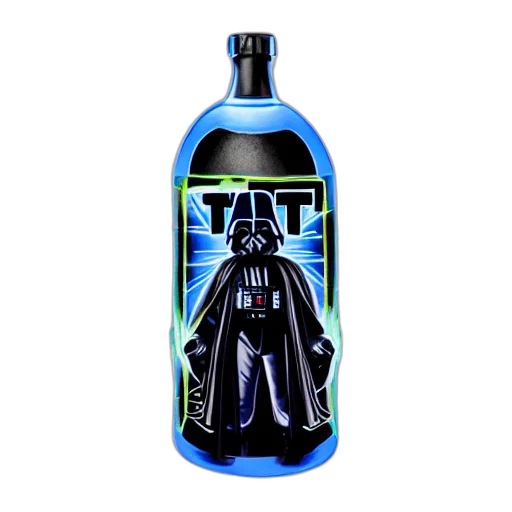 bottle, darth, water transparent PNG cut-out