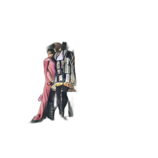 jacket, robot, 3d render, pixel art, watercolor, concept art, outer space, fog transparent PNG cut-out