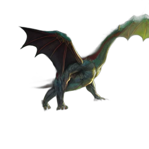 dragon, creature, animal, staff, concept art, fantasy art, pixel art, 3d render transparent PNG cut-out