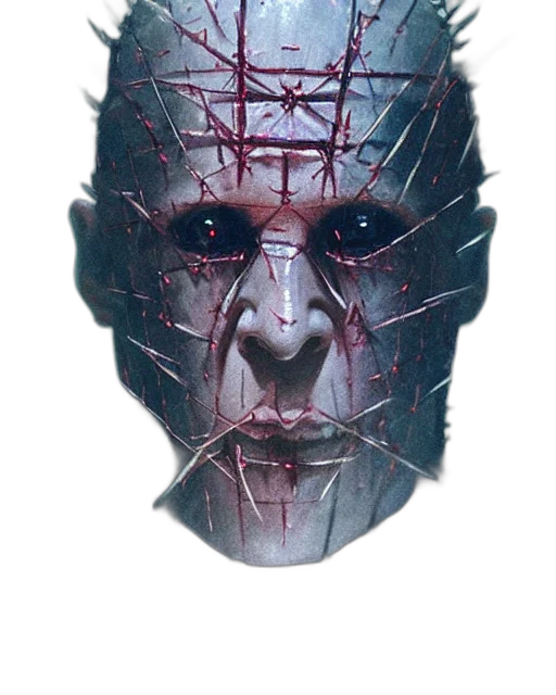 mask, face, creature, robot, concept art, cyberpunk, 3d render, comic book art transparent PNG cut-out
