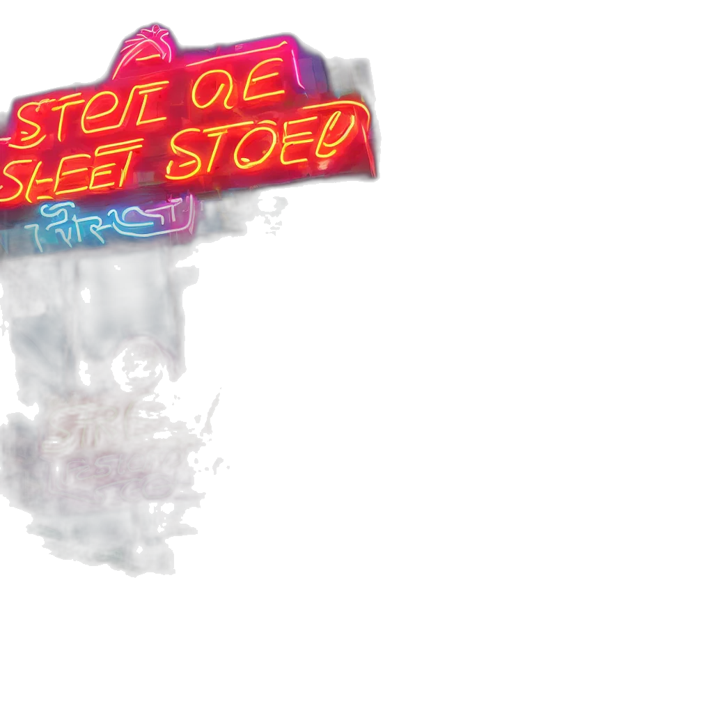 staff, shoes, vaporwave, concept art transparent PNG cut-out
