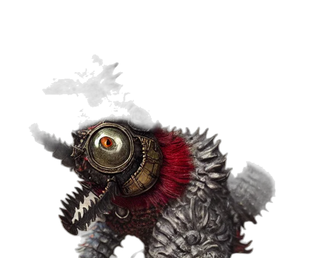 dragon, creature, animal, staff transparent PNG cut-out