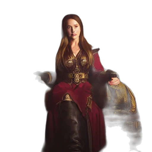crown, dress, staff, sword transparent PNG cut-out