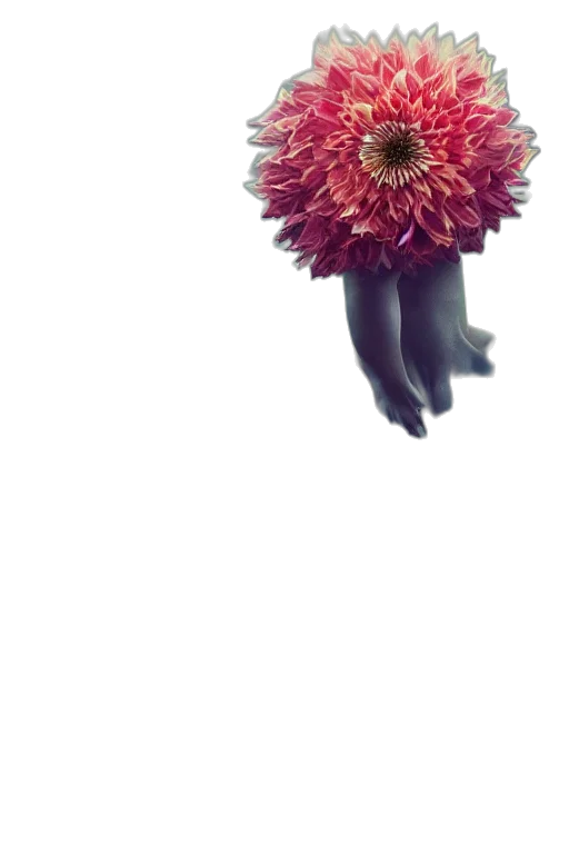 flower, crown, creature, staff, 3d render, photorealistic, pixel art, concept art transparent PNG cut-out
