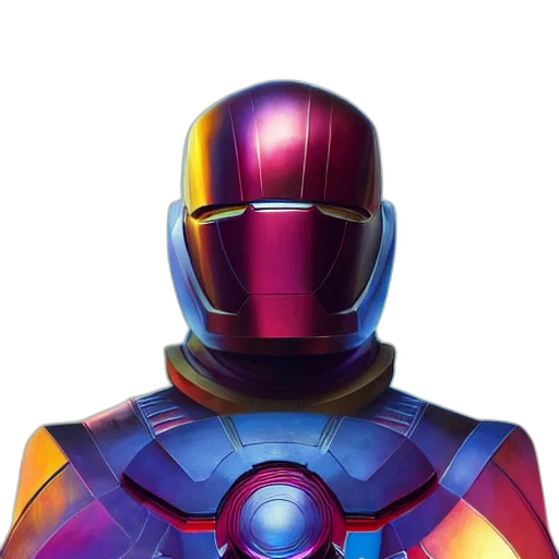 robot, face, 3d render, concept art, comic book art, vaporwave, elon, musk transparent PNG cut-out