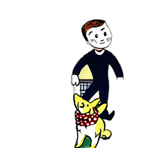 staff, animal, creature, cartoon transparent PNG cut-out