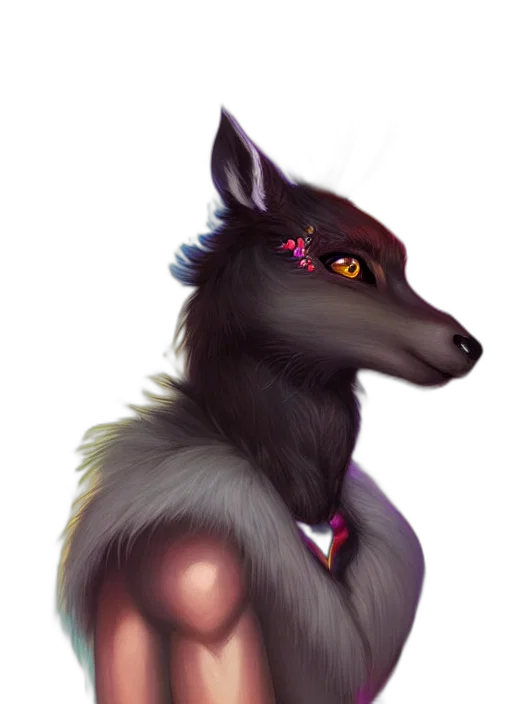 staff, creature, animal, fantasy art transparent PNG cut-out