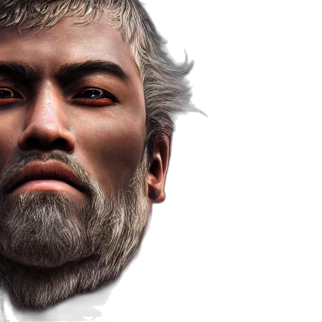 face, photorealistic, concept art, fantasy art, 3d render, soul, fantasy, highly transparent PNG cut-out
