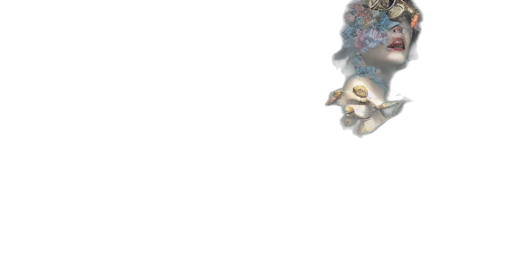 creature, dragon, flower, animal, concept art, pixel art, 3d render, fantasy art transparent PNG cut-out