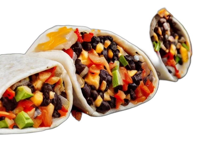 food, hat, shoes, photorealistic, award, winning, photo, burrito transparent PNG cut-out