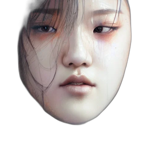 face, mask, jewelry, creature transparent PNG cut-out