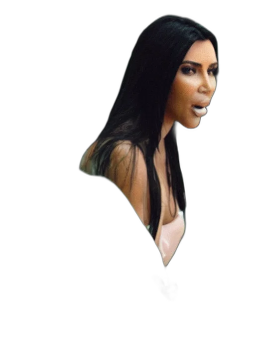 hair, face, dress, mask transparent PNG cut-out