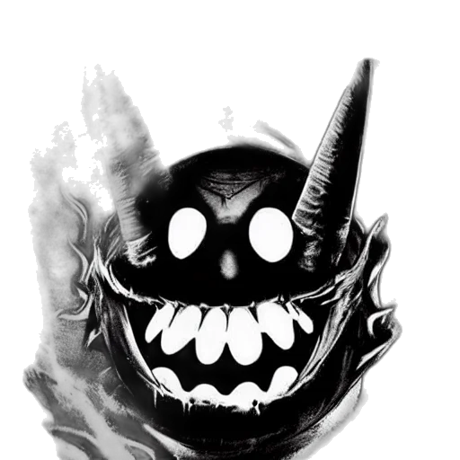 mask, creature, face, weapon transparent PNG cut-out