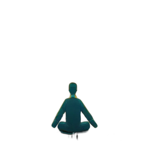 staff, robot, jacket, furniture, pixel art, 3d render, concept art, green transparent PNG cut-out