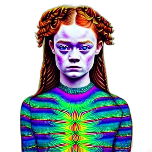 hair, creature, robot, face transparent PNG cut-out