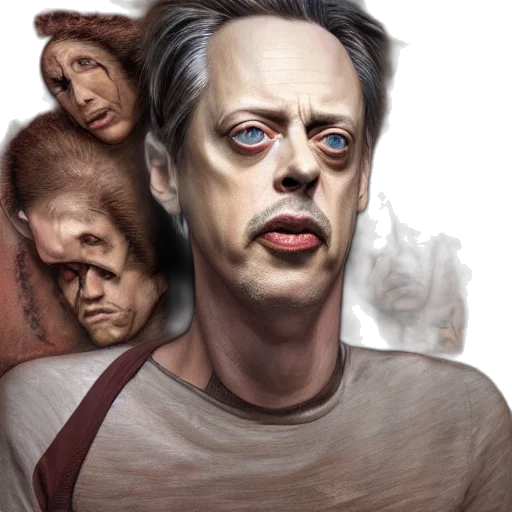 face, mask, creature, concept art transparent PNG cut-out