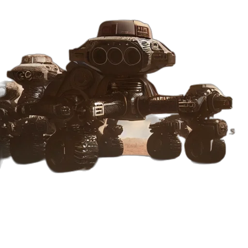 robot, car, weapon, animal transparent PNG cut-out