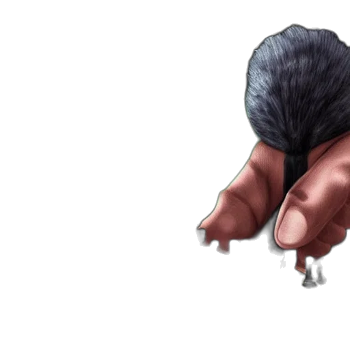hair, umbrella, creature, mask transparent PNG cut-out