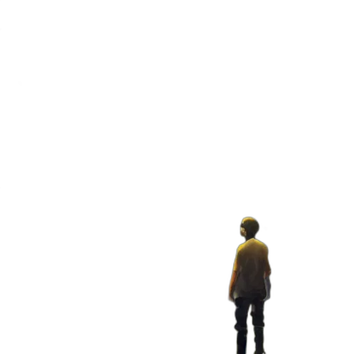 robot, jacket, creature, staff, pixel art, concept art, 3d render, anime transparent PNG cut-out